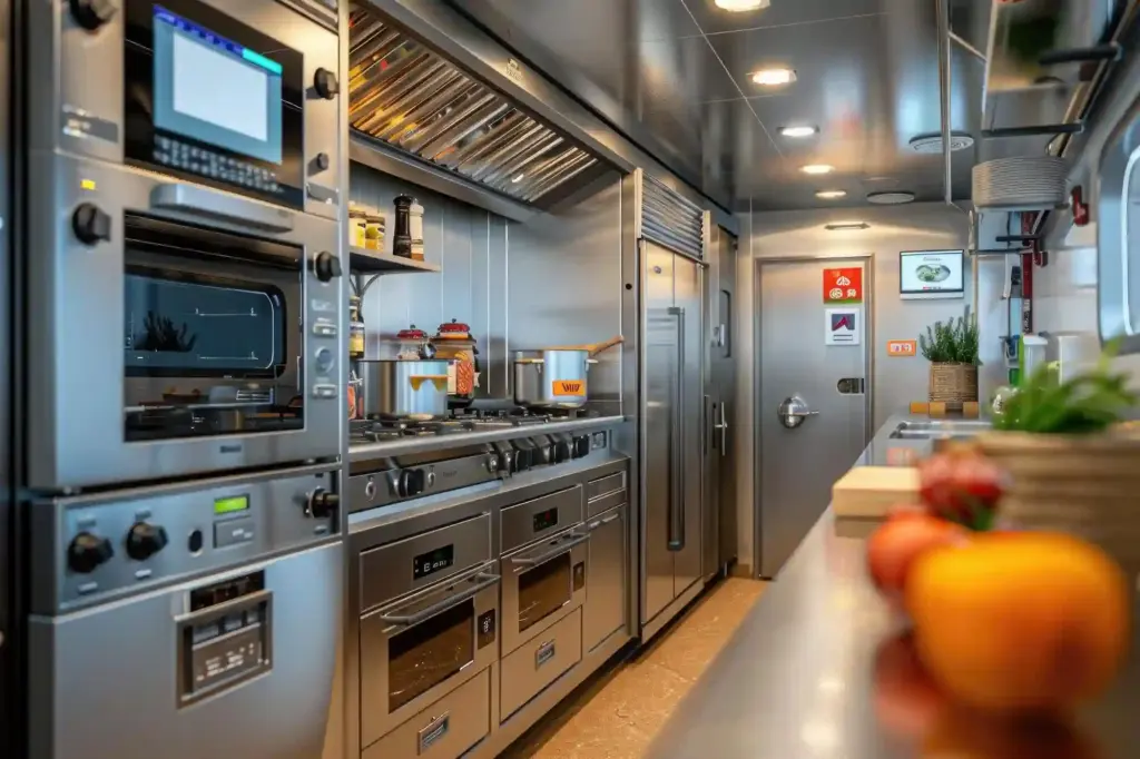 smart combi oven UAE in commercial kitchen setup